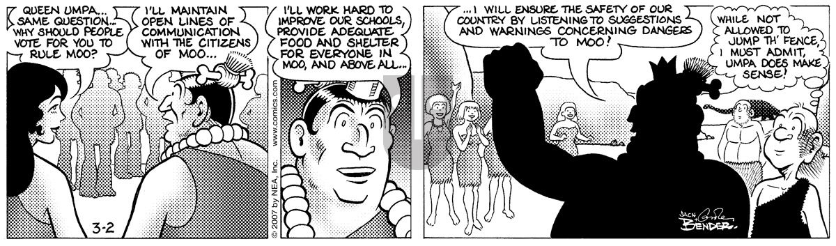 Alley Oop - Friday March 2, 2007 Comic Strip
