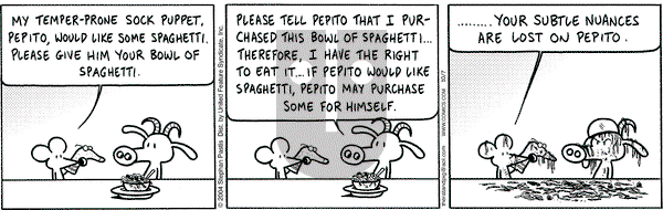 Pearls Before Swine on Thursday October 7, 2004 Comic Strip