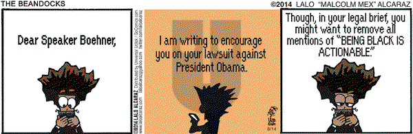 La Cucaracha on Thursday August 14, 2014 Comic Strip