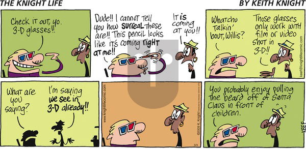 The Knight Life on Sunday March 3, 2013 Comic Strip