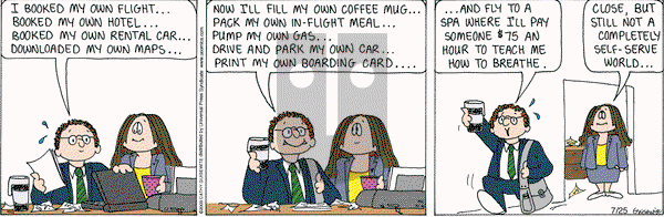 Cathy Classics on Saturday July 25, 2009 Comic Strip