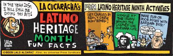 La Cucaracha on Saturday September 24, 2005 Comic Strip