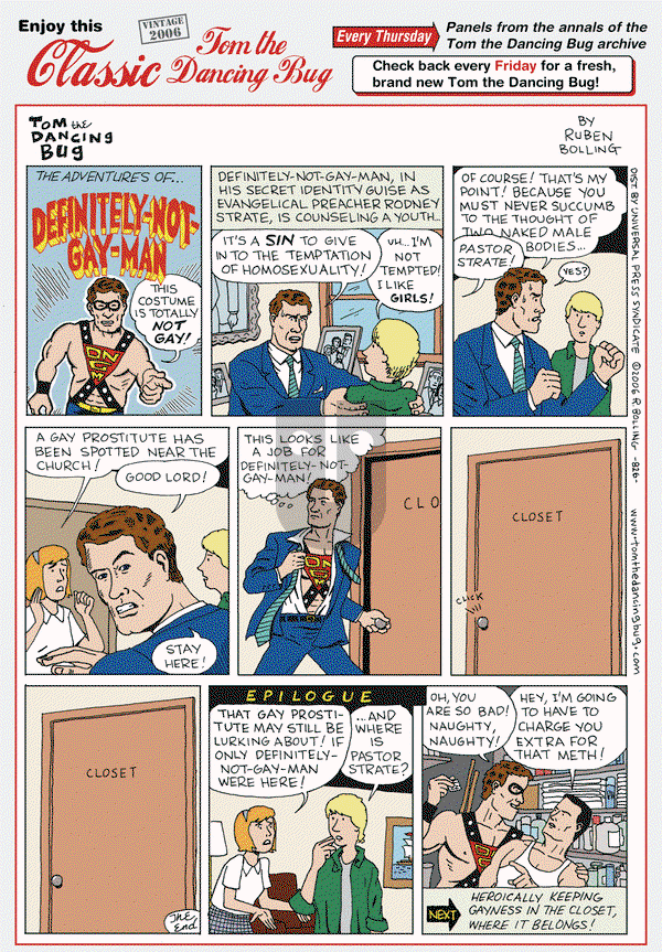 Tom the Dancing Bug on Thursday August 16, 2018 Comic Strip