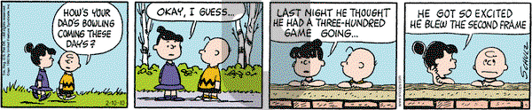 Peanuts - Wednesday February 10, 2010 Comic Strip