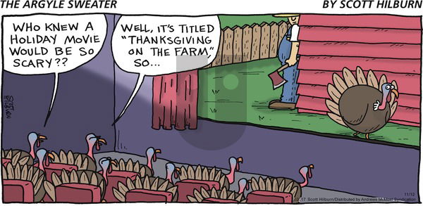 The Argyle Sweater on Sunday November 12, 2017 Comic Strip