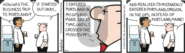 The Born Loser on Thursday July 31, 2025 Comic Strip