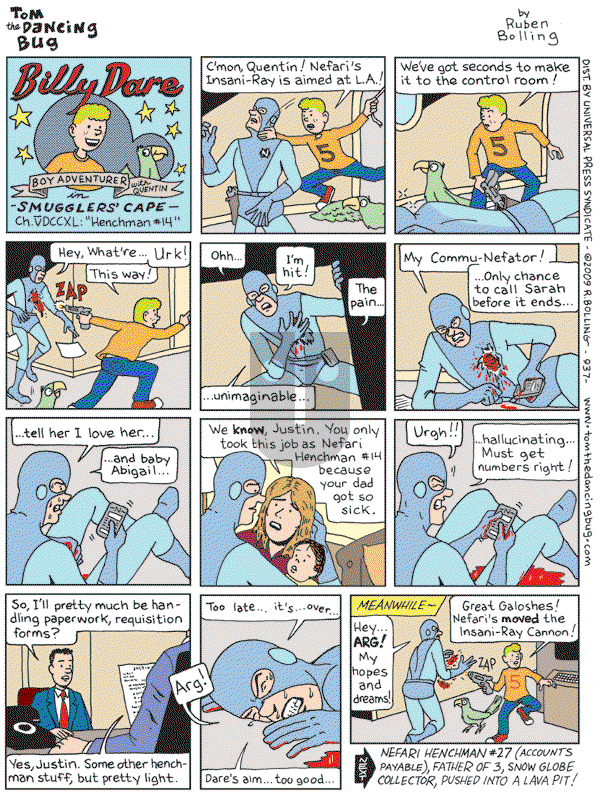 Tom the Dancing Bug on Saturday February 28, 2009 Comic Strip