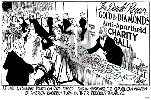 Pat Oliphant on Tuesday July 22, 1986 Comic Strip