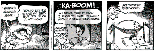 Grand Avenue on Thursday August 18, 2005 Comic Strip