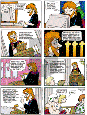 Doonesbury - Sunday August 6, 2000 Comic Strip