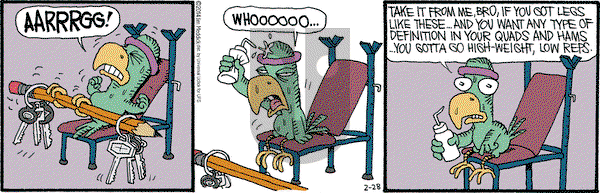 Monty on Friday February 28, 2014 Comic Strip
