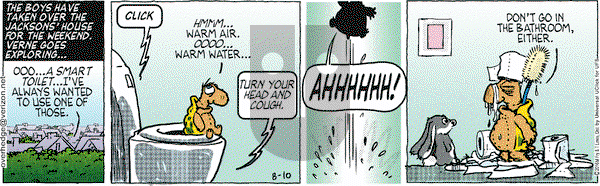 Over the Hedge on Wednesday August 10, 2016 Comic Strip
