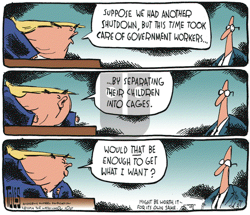 Tom Toles on Thursday April 25, 2019 Comic Strip