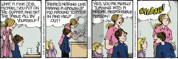 For Better or For Worse - Saturday March 14, 2015 Comic Strip
