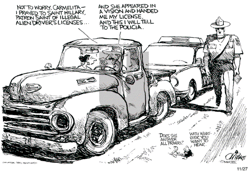 Pat Oliphant on Tuesday November 27, 2007 Comic Strip