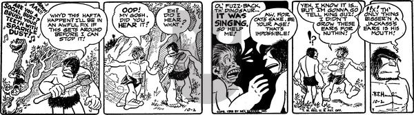 Alley Oop on Saturday October 2, 1948 Comic Strip