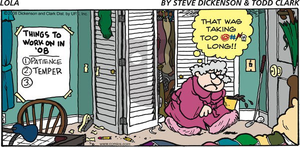 Lola on Sunday January 6, 2008 Comic Strip