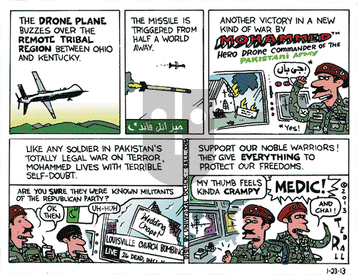 Ted Rall on Wednesday January 23, 2013 Comic Strip