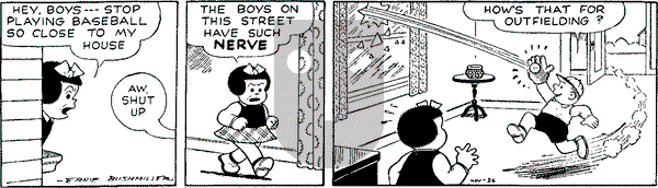 Nancy Classics on Saturday November 26, 2016 Comic Strip