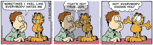 Garfield - Thursday June 1, 2006 Comic Strip