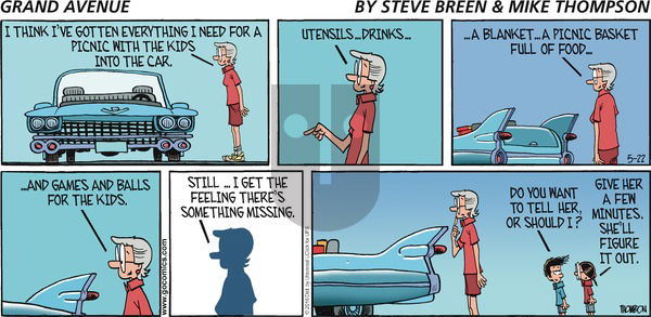 Grand Avenue on Sunday May 22, 2016 Comic Strip
