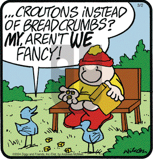 Ziggy - Saturday March 2, 2024 Comic Strip