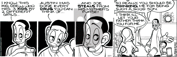 Maintaining on Thursday February 21, 2008 Comic Strip