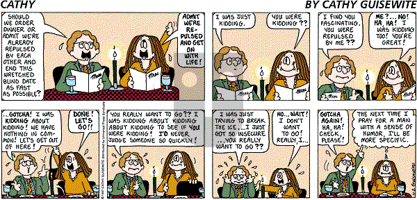 Cathy Classics on Sunday November 2, 1997 Comic Strip