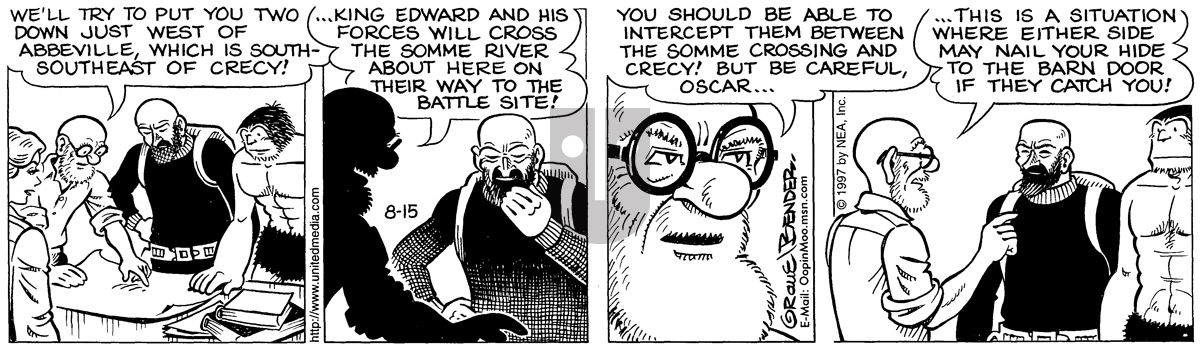 Alley Oop - Friday August 15, 1997 Comic Strip