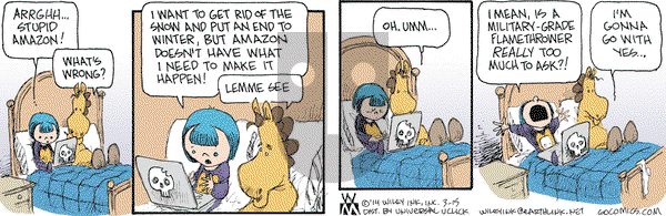 Non Sequitur on Saturday March 15, 2014 Comic Strip