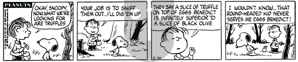 Peanuts on Friday August 8, 1975 Comic Strip