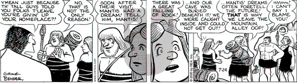 Alley Oop on Friday July 28, 2000 Comic Strip