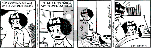 Nancy on Tuesday October 23, 2001 Comic Strip