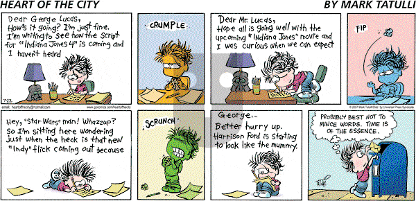 Heart of the City on Sunday July 22, 2007 Comic Strip