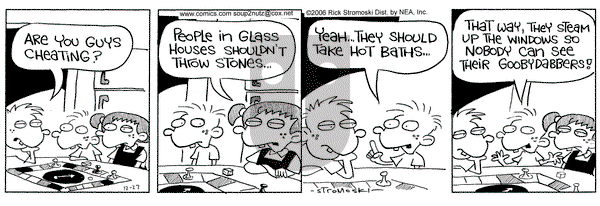 Soup to Nutz - Old on Wednesday December 27, 2006 Comic Strip