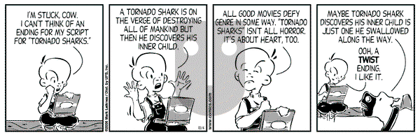 Cow and Boy Classics on Wednesday October 4, 2006 Comic Strip