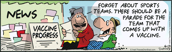Frank and Ernest on Saturday June 13, 2020 Comic Strip