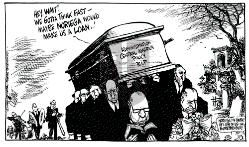 Pat Oliphant on Thursday February 4, 1988 Comic Strip