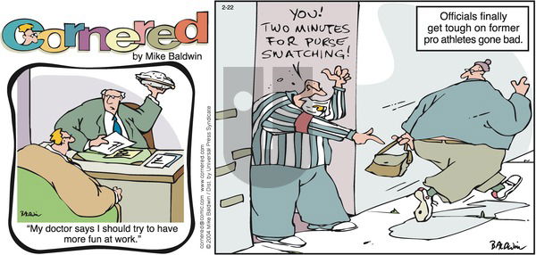Cornered - Sunday February 22, 2004 Comic Strip