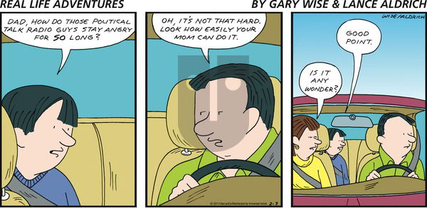 Real Life Adventures on Sunday February 3, 2013 Comic Strip