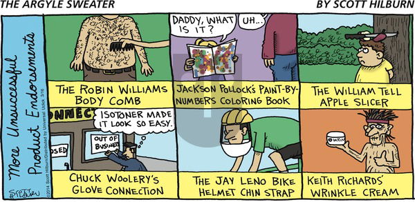 The Argyle Sweater on Sunday March 16, 2014 Comic Strip