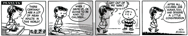 Peanuts on Tuesday October 16, 1951 Comic Strip