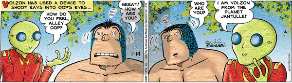 Alley Oop on Saturday January 14, 2017 Comic Strip