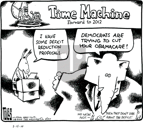 Tom Toles on Monday March 15, 2010 Comic Strip