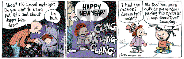 Cul de Sac on Thursday January 1, 2009 Comic Strip