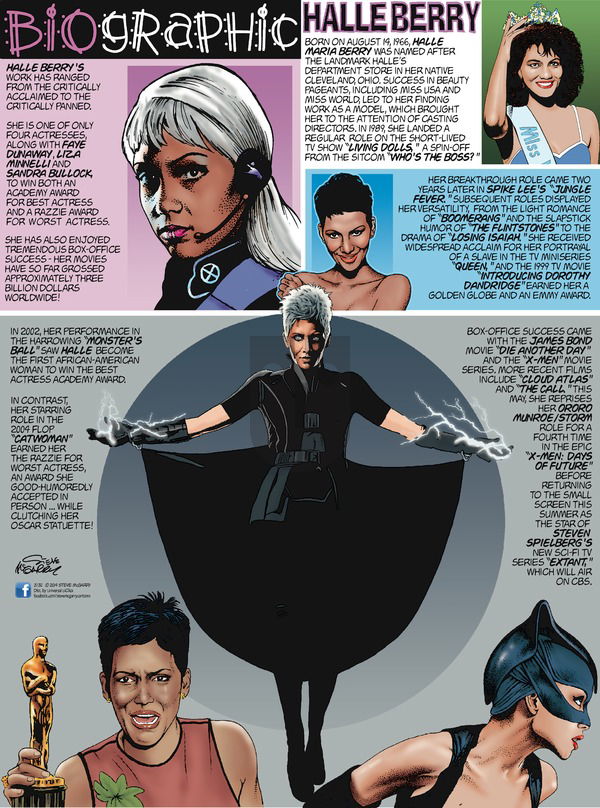 Biographic on Sunday March 30, 2014 Comic Strip