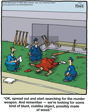 In the Bleachers on Saturday July 21, 2012 Comic Strip