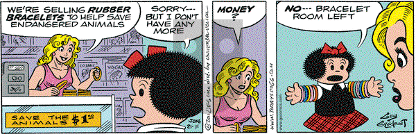 Nancy on Tuesday June 21, 2011 Comic Strip