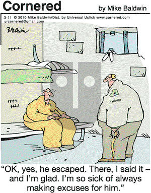 Cornered on Thursday March 11, 2010 Comic Strip