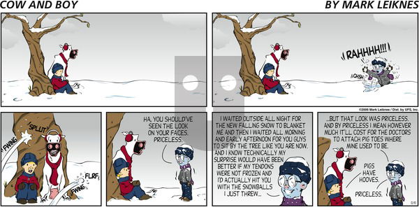 Cow and Boy Classics on Sunday December 10, 2006 Comic Strip